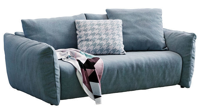 Sofa Scott By Meridiani 3D model 4