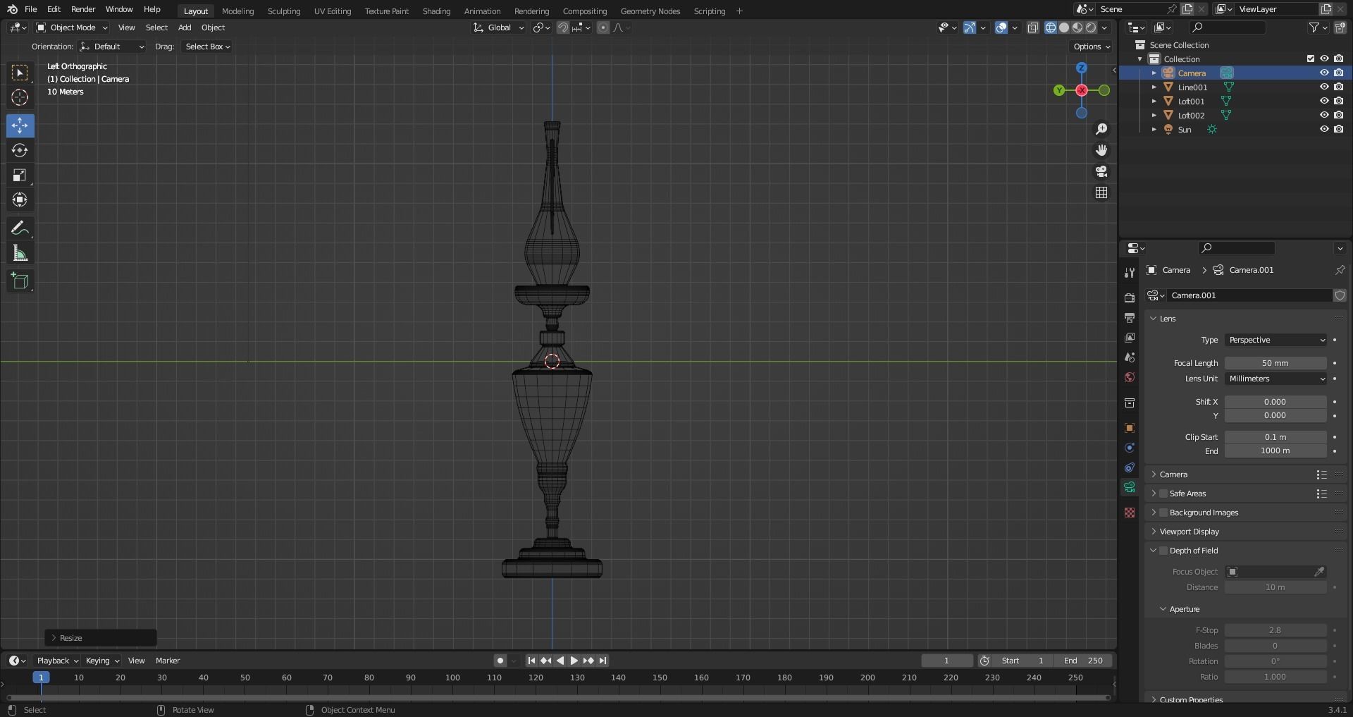 Jug on a stand Free 3D model_3