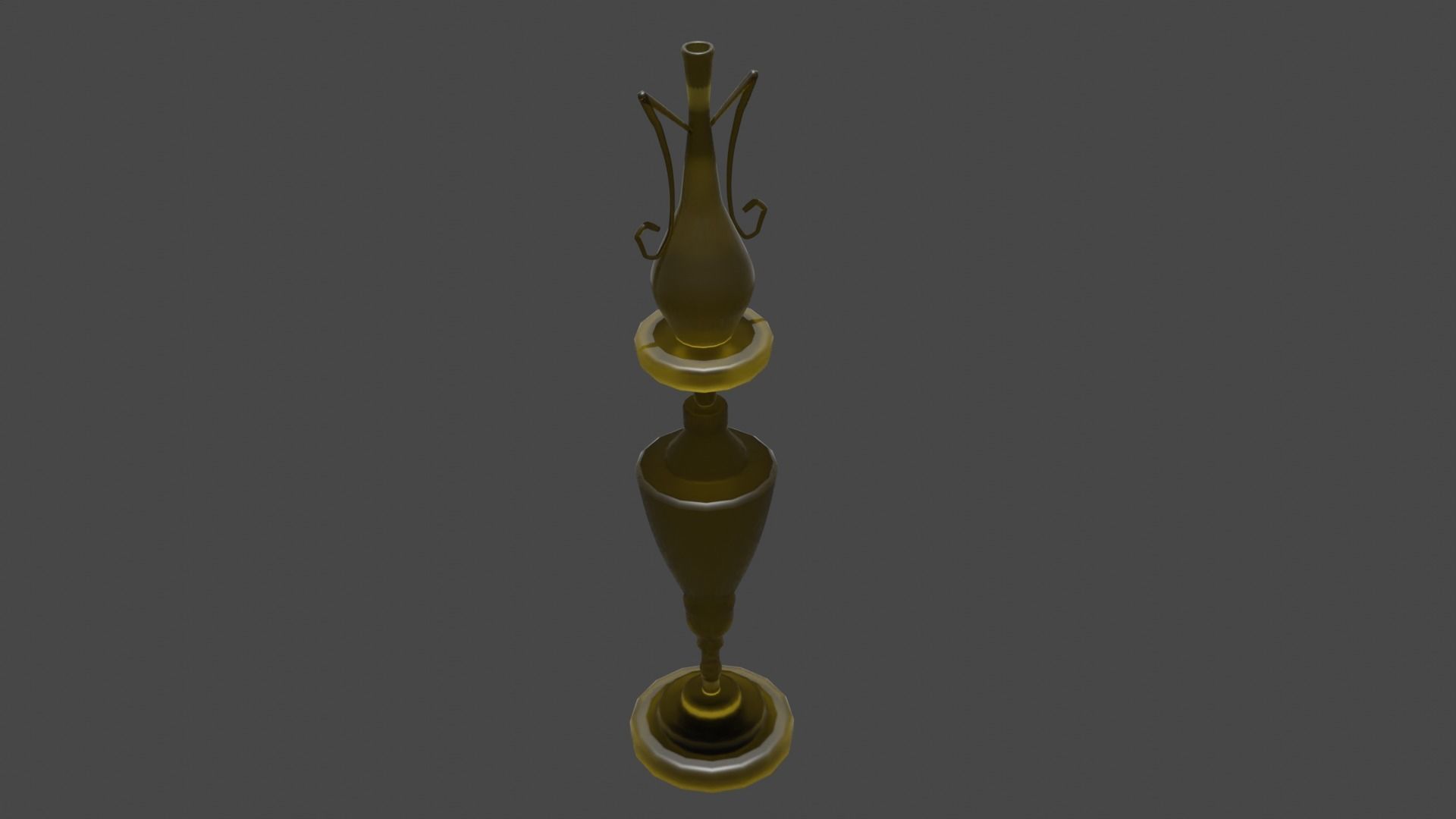 Jug on a stand Free 3D model_1