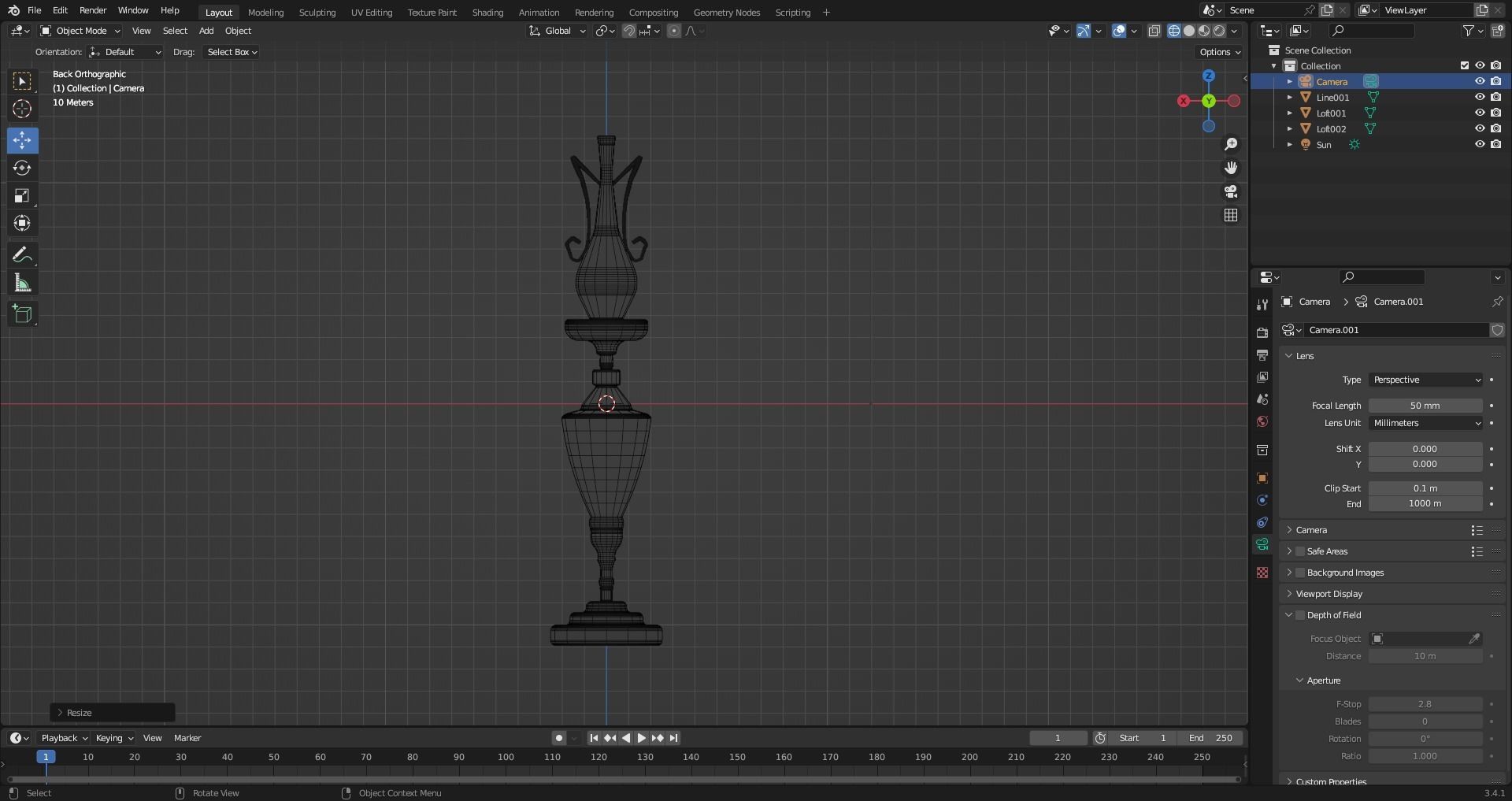 Jug on a stand Free 3D model_4