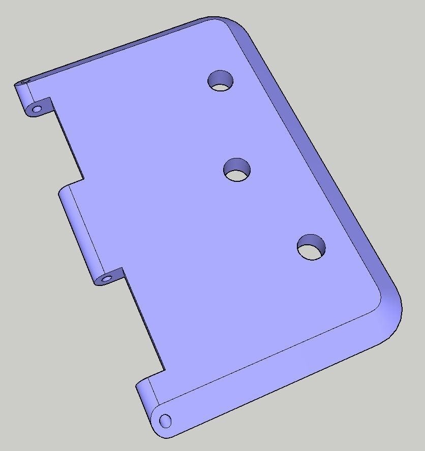 Aerodynamic Hinge 3D print model_1