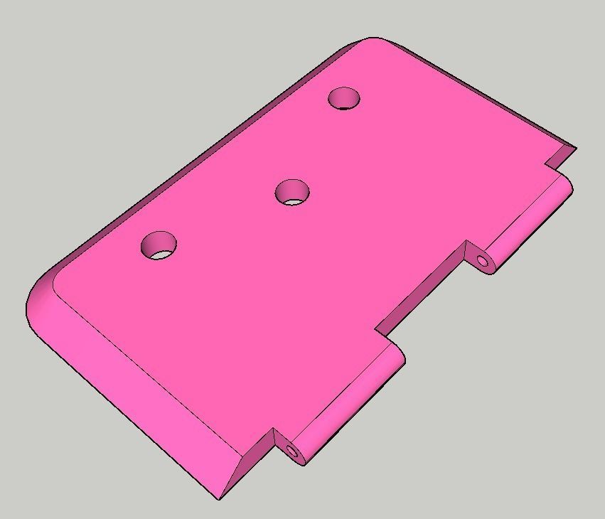 Aerodynamic Hinge 3D print model_3