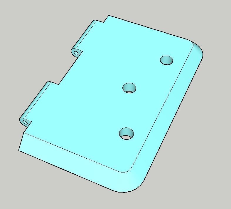 Aerodynamic Hinge 3D print model_2