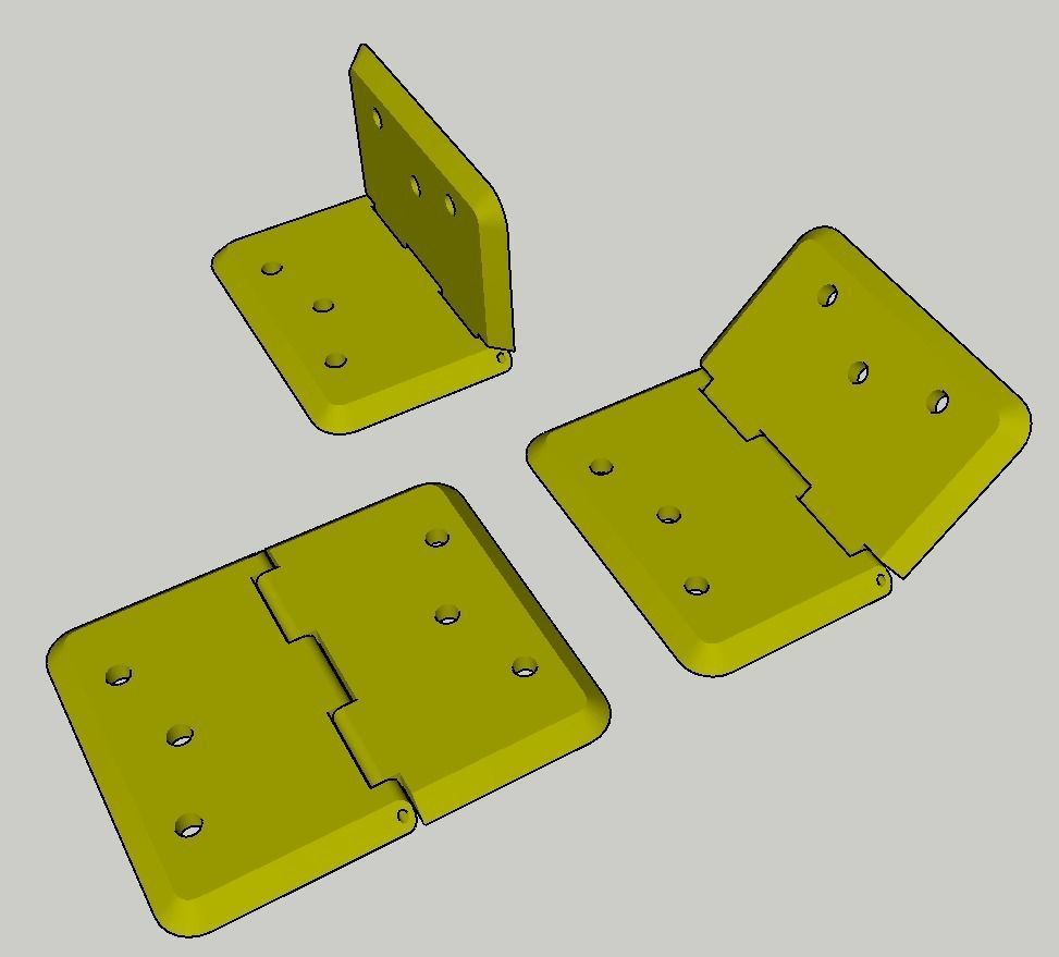 Aerodynamic Hinge 3D print model_4