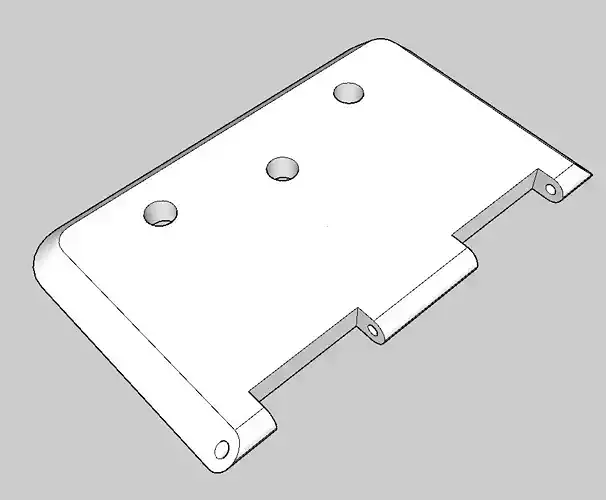 Aerodynamic Hinge 3D print model