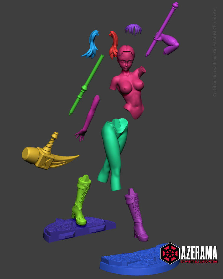 DIANE NSFW STL READY FOR 3D PRINTING 3D print model_4