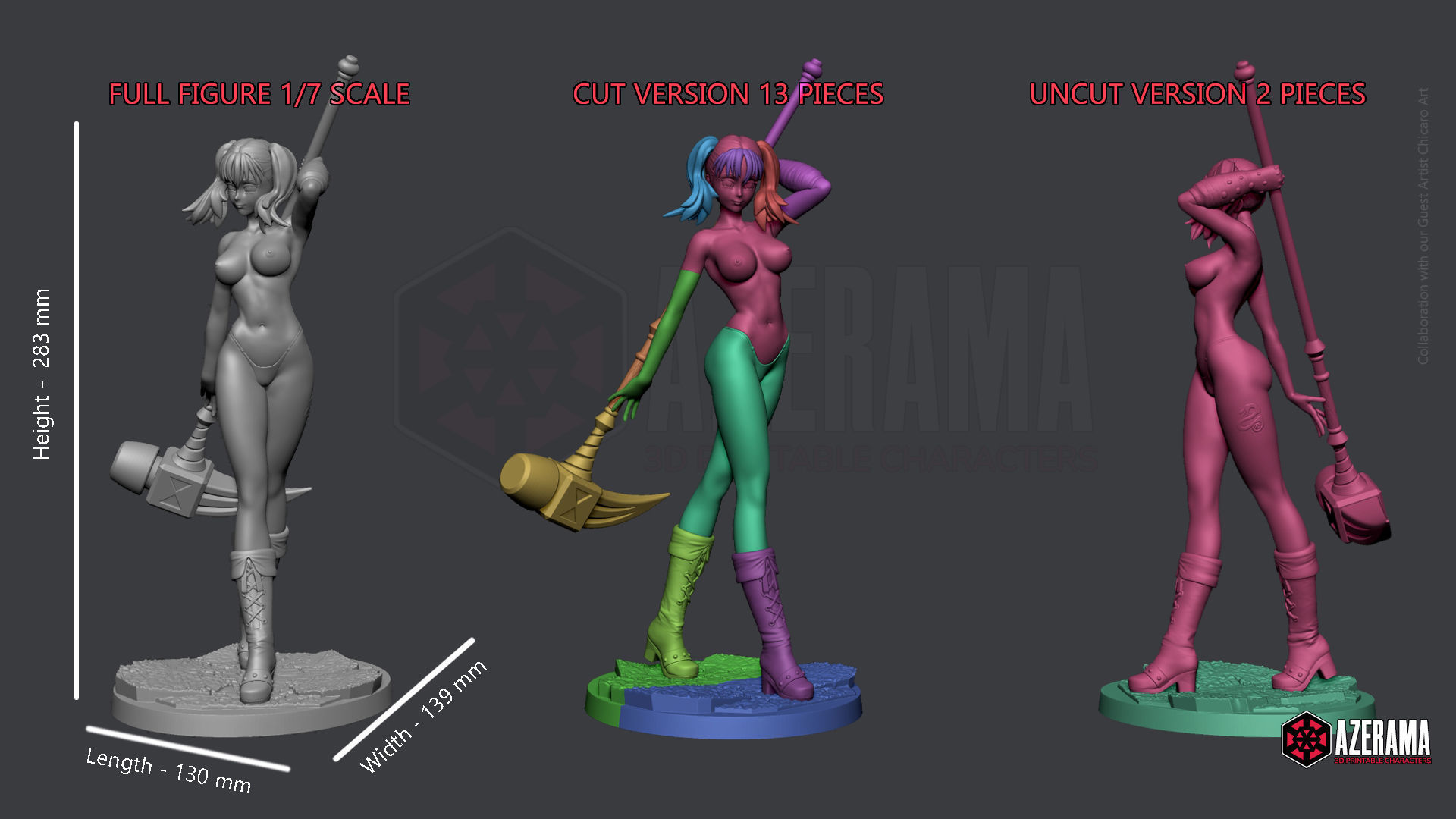 DIANE NSFW STL READY FOR 3D PRINTING 3D print model_6