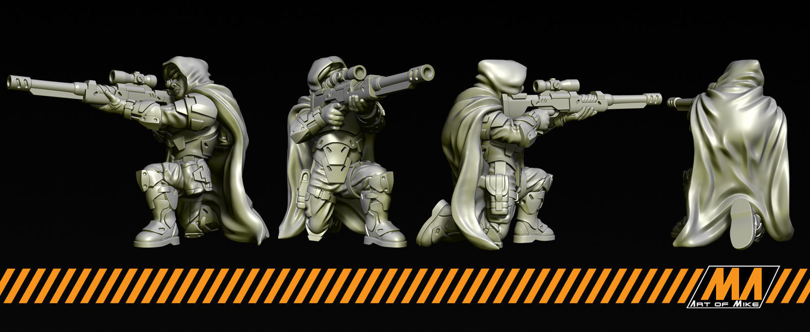 Green Berets 3D print model_1