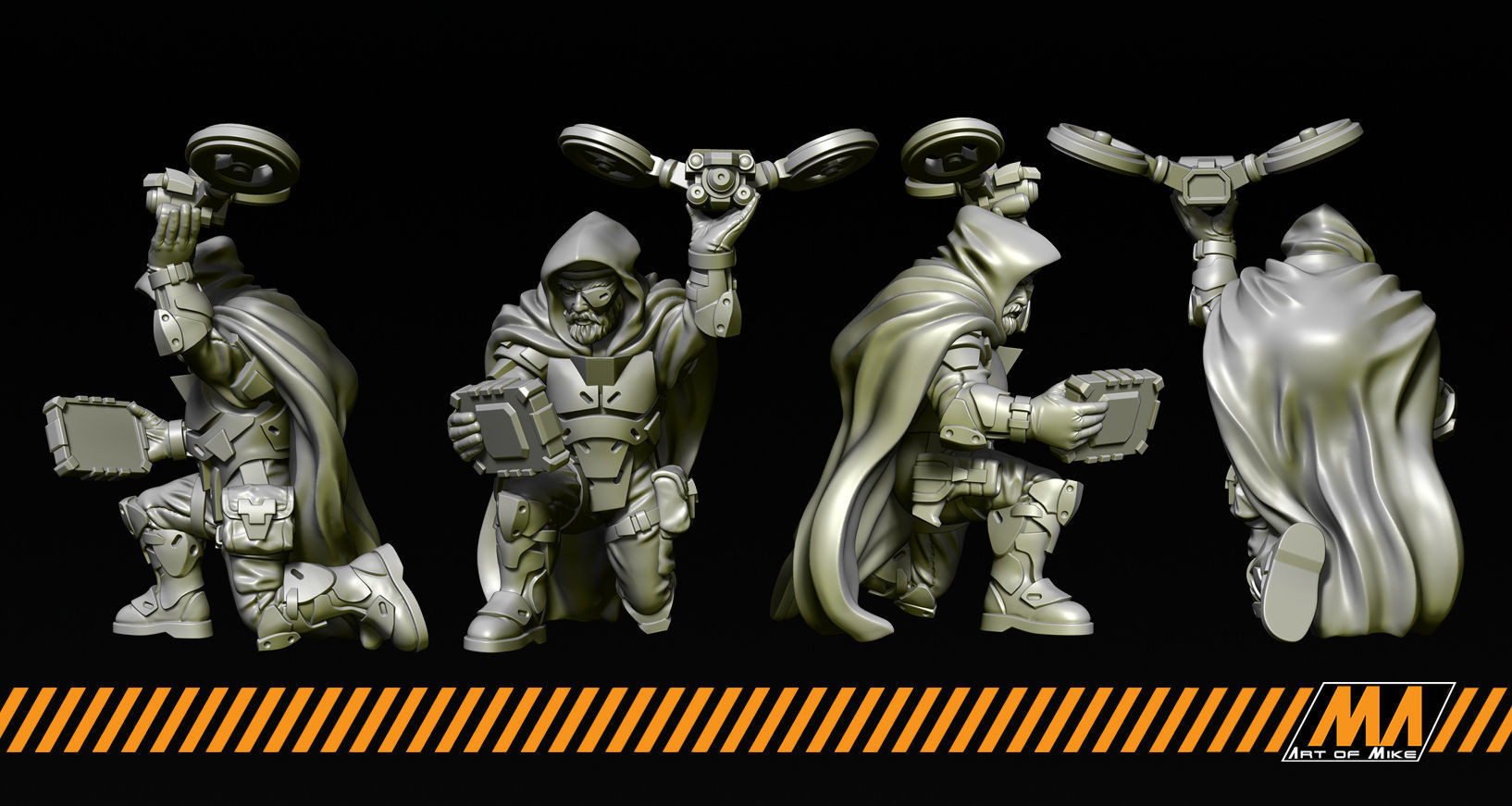Green Berets 3D print model_4