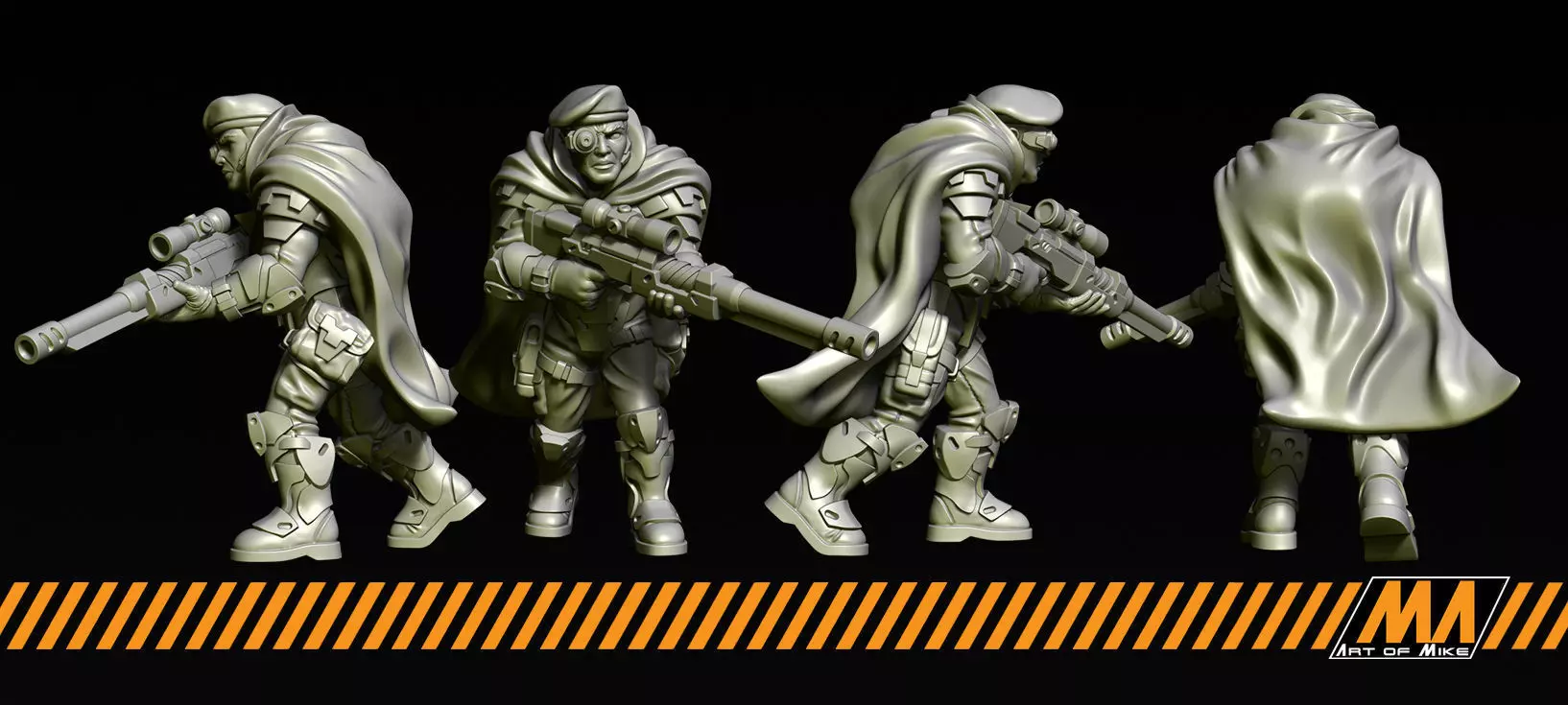 Green Berets 3D print model_0