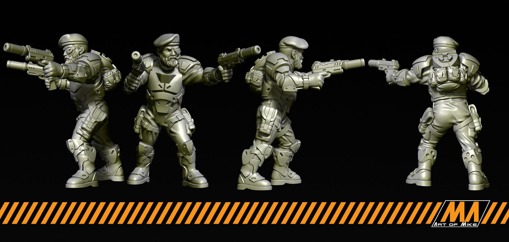 Green Berets 3D print model_12