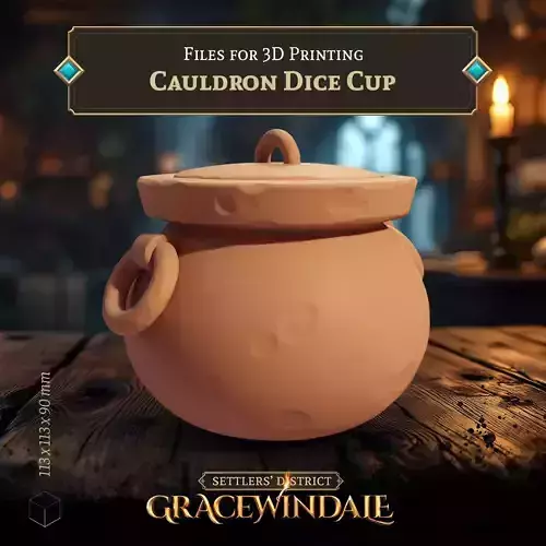 Cauldron Dice Cup