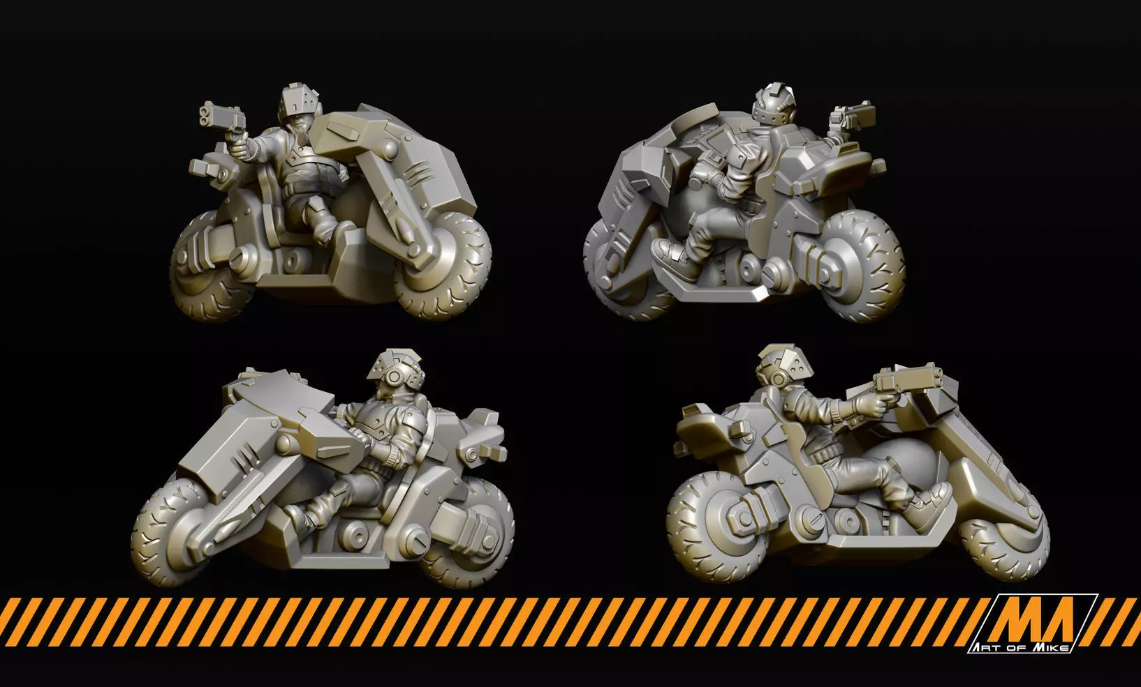Biker Boys 3D print model_0