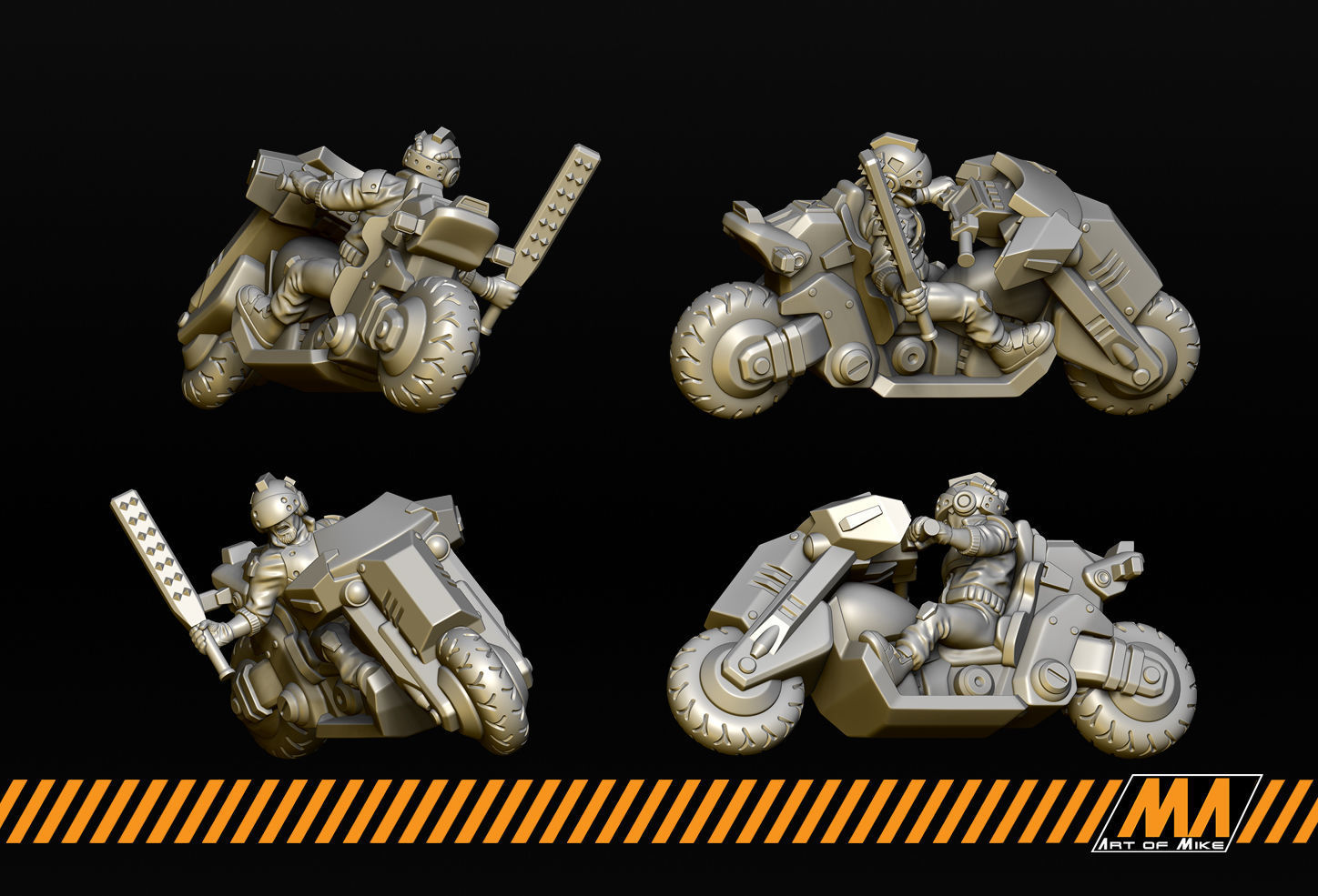 Biker Boys 3D print model_1