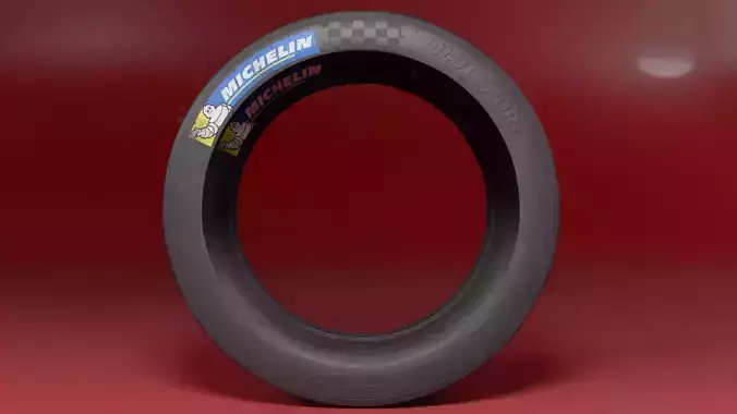 Michelin Slick Tire 8k Asset