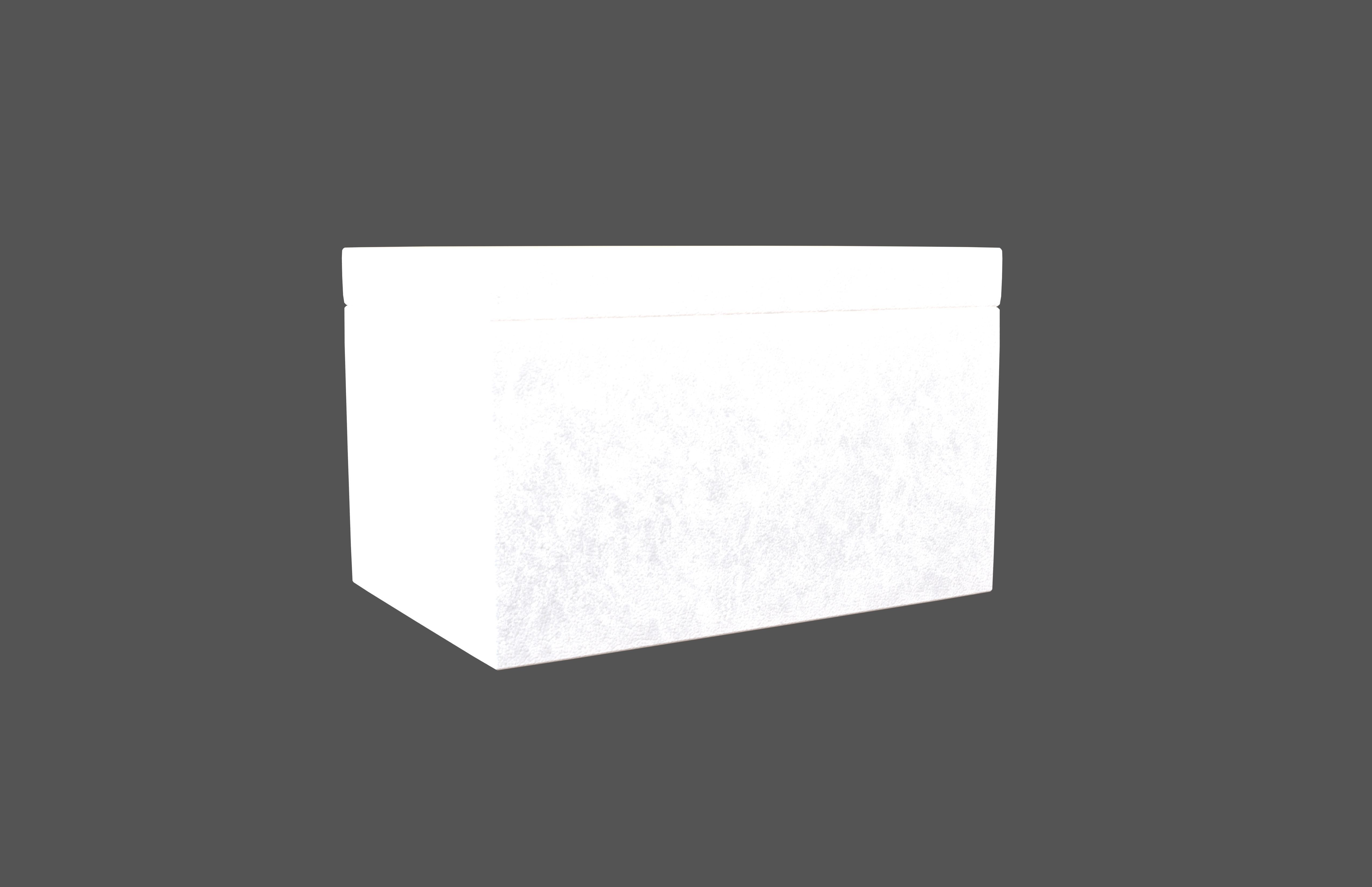 Styrofoam Box v1 002 Low-poly 3D model_1