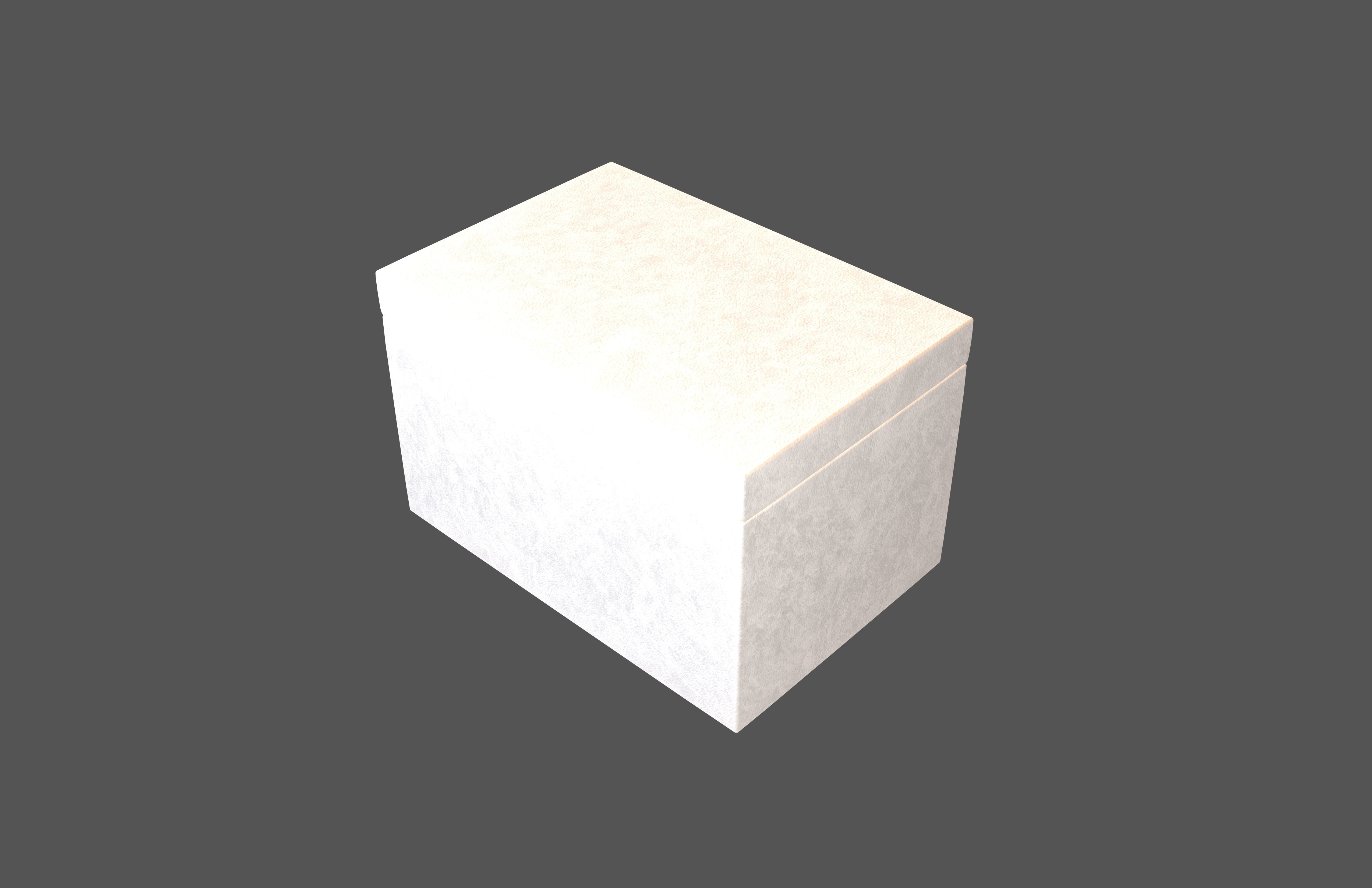 Styrofoam Box v1 002 Low-poly 3D model_2