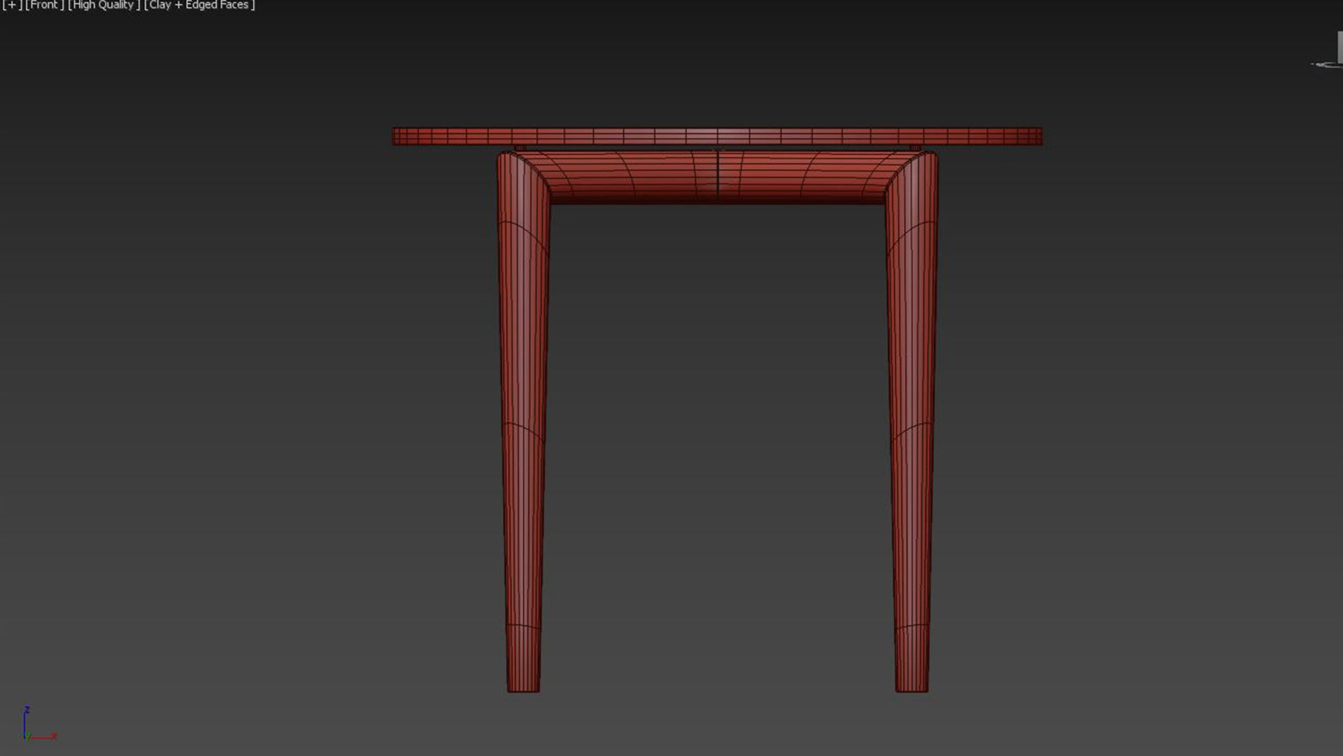 MADAME X END TABLE DOWN 3D model_3