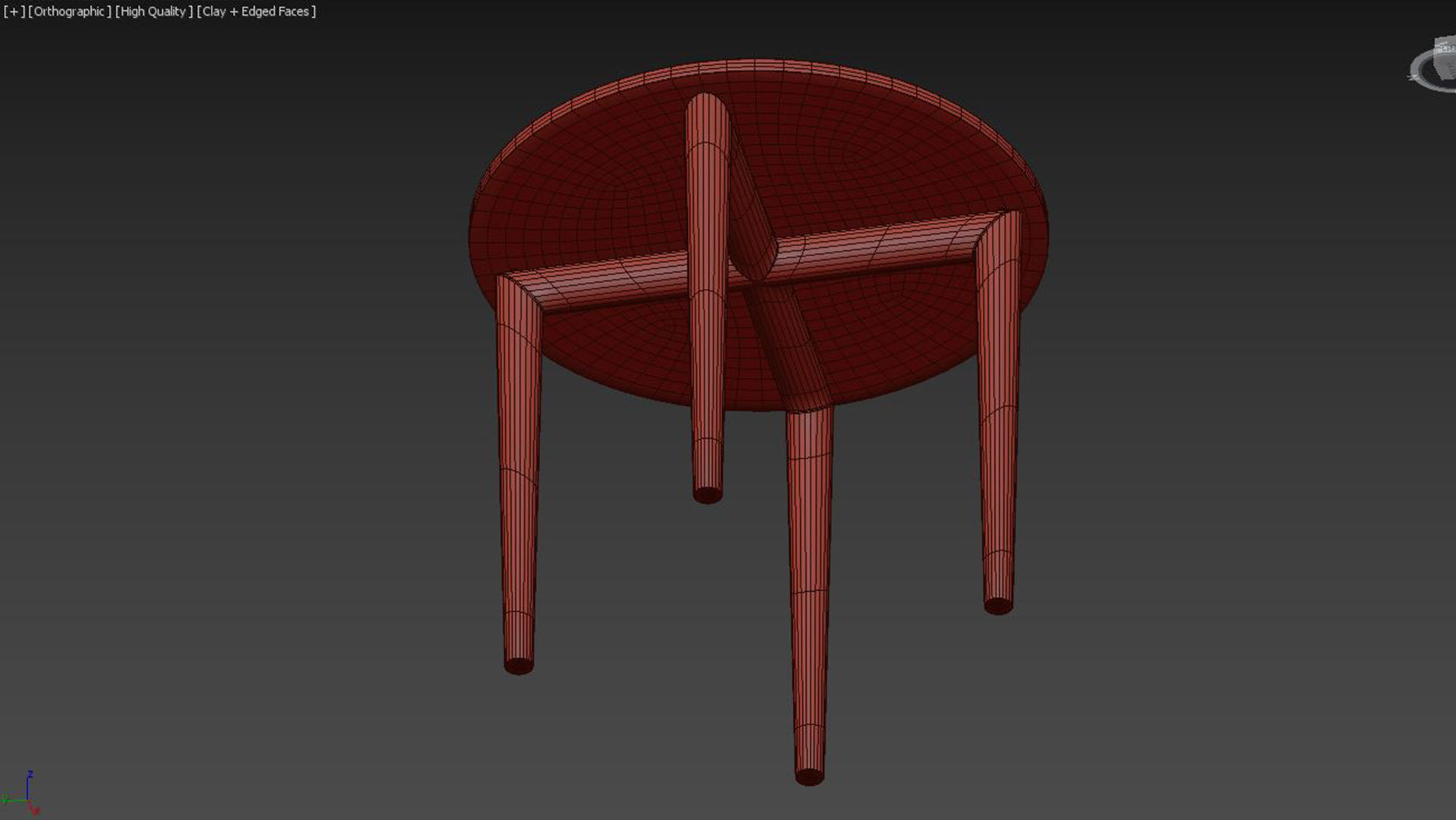 MADAME X END TABLE DOWN 3D model_5