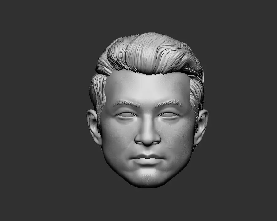 Shang Chi Simu Liu - Headsculpt for Action Figures 3D print model_0