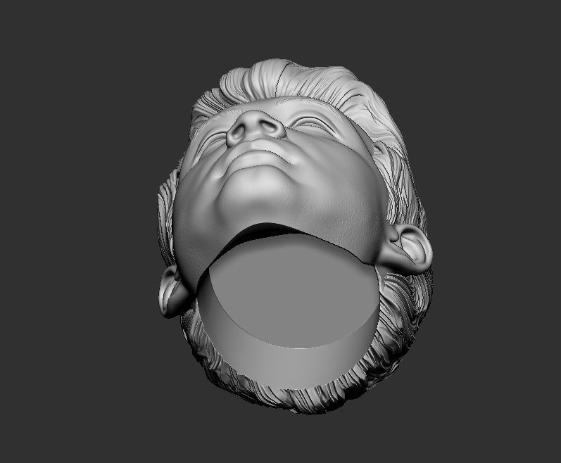 Shang Chi Simu Liu - Headsculpt for Action Figures 3D print model_2