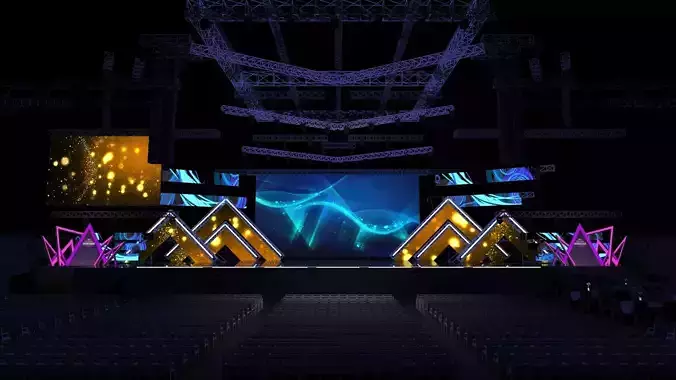 Stage Design  3D model