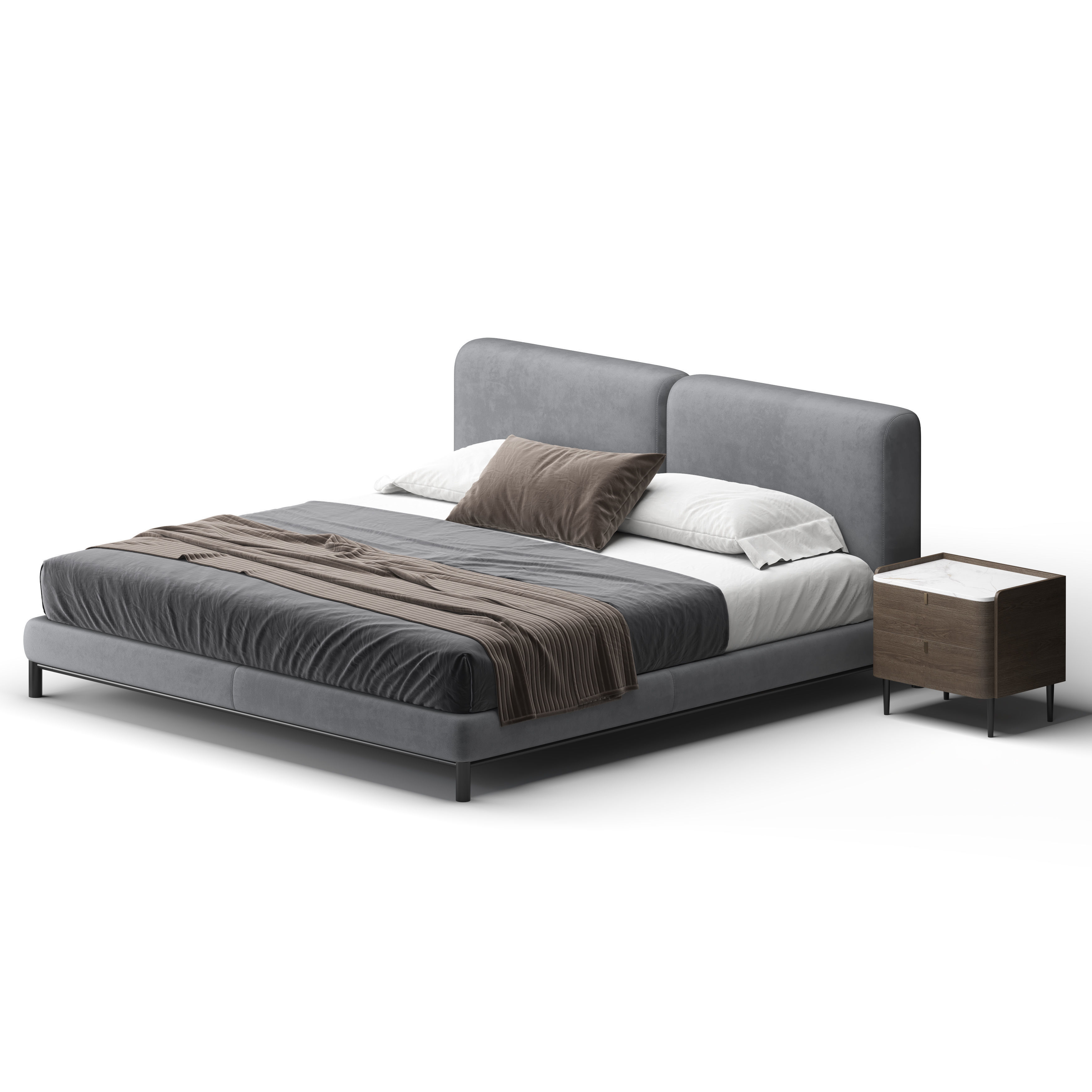 Margot Bed 3D model_4