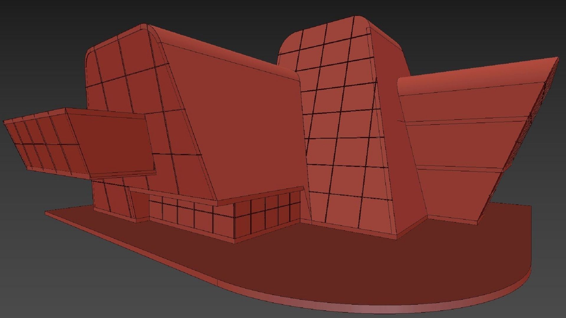 VR art Gallery 5 3D model_5