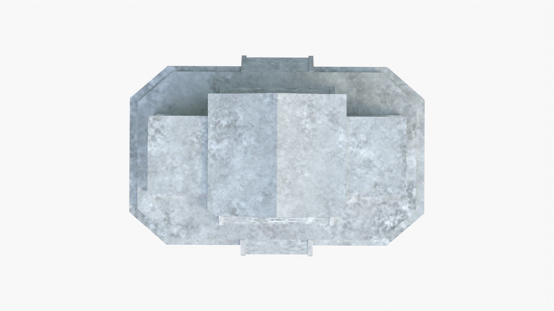 Taurus Temple - Taurus House - El templo de Tauro Low-poly 3D model_7