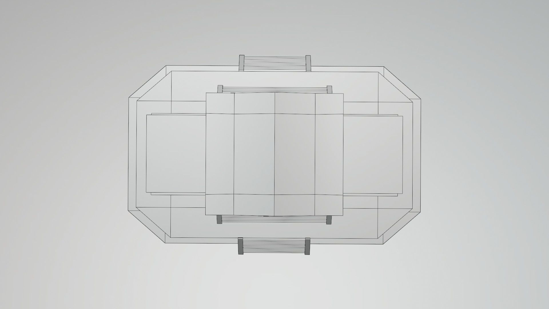 Taurus Temple - Taurus House - El templo de Tauro Low-poly 3D model_13