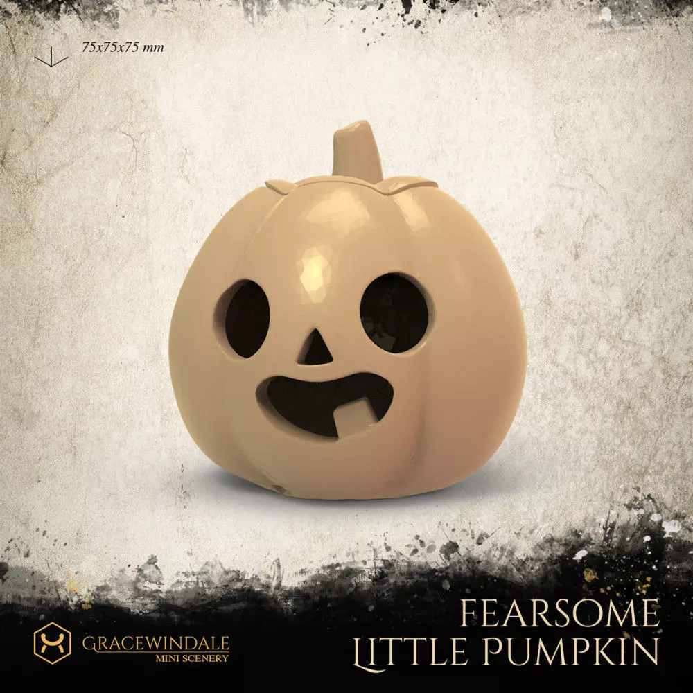 Fearsome Little Pumpkin 3D print model_0