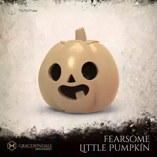 Fearsome Little Pumpkin 3D print model