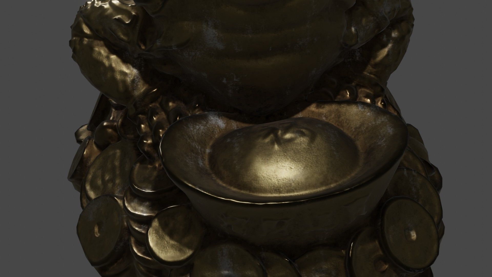 GoldToad 01 3D model_6