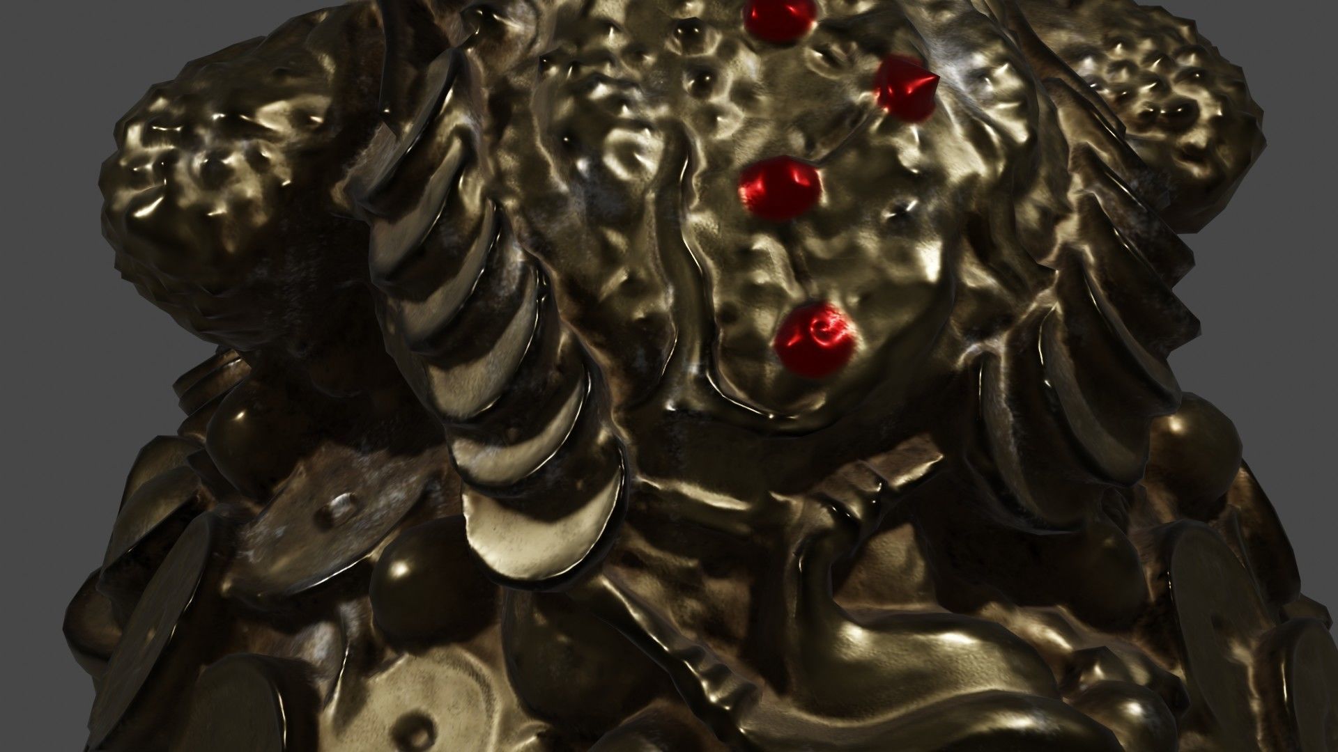 GoldToad 01 3D model_4