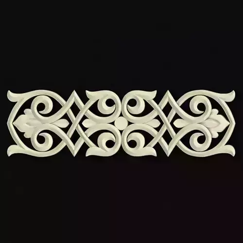 Central decor ornament for furniture