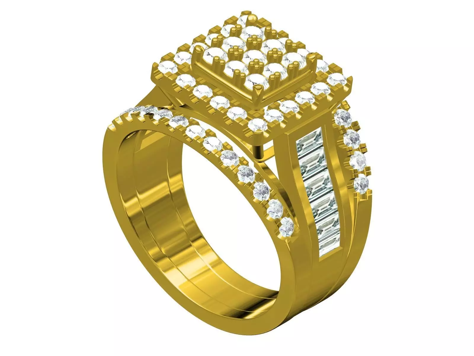 Men Ring -01 3D print model_0