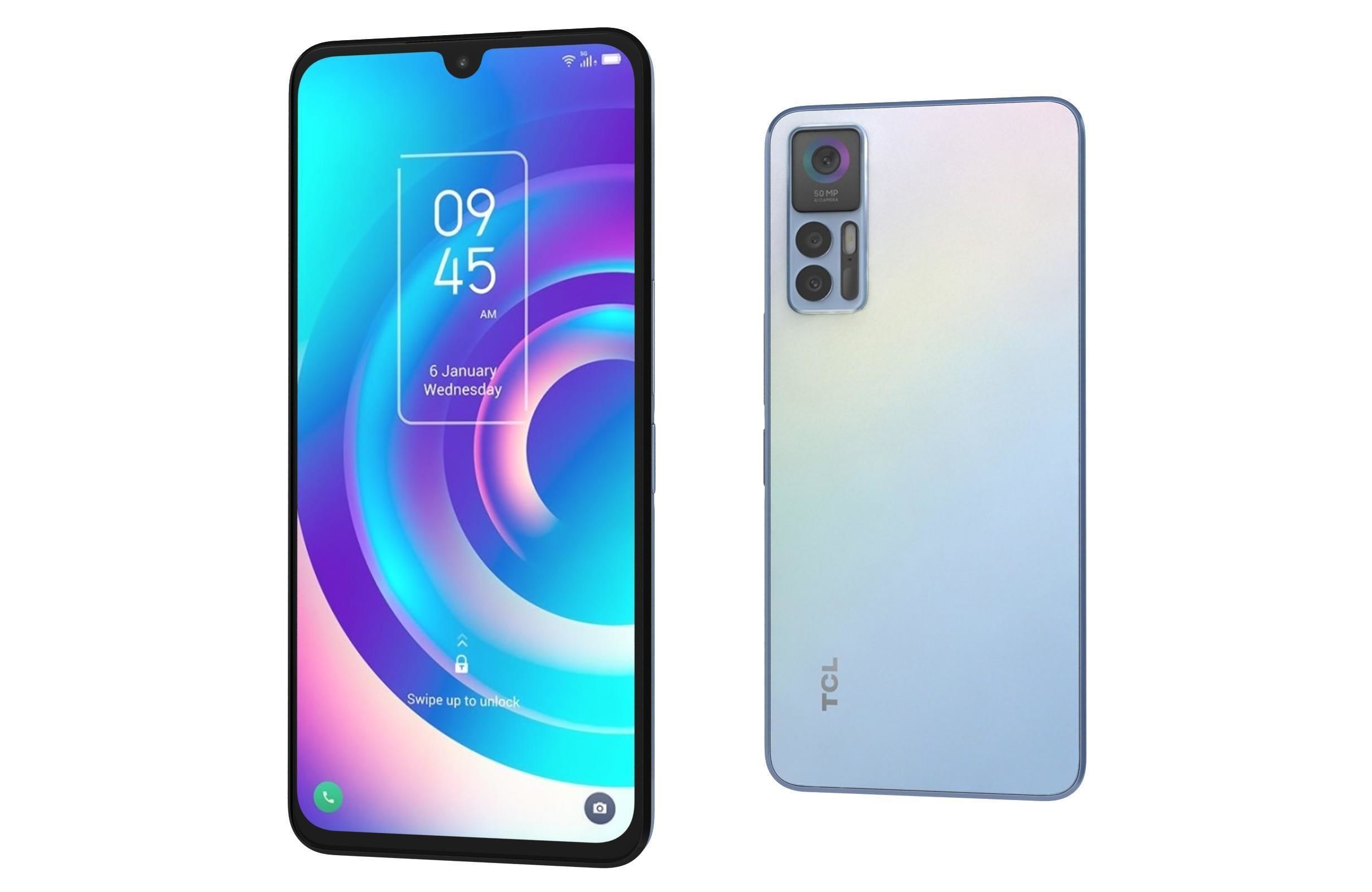 TCL 30 5G Black And White 3D model_27