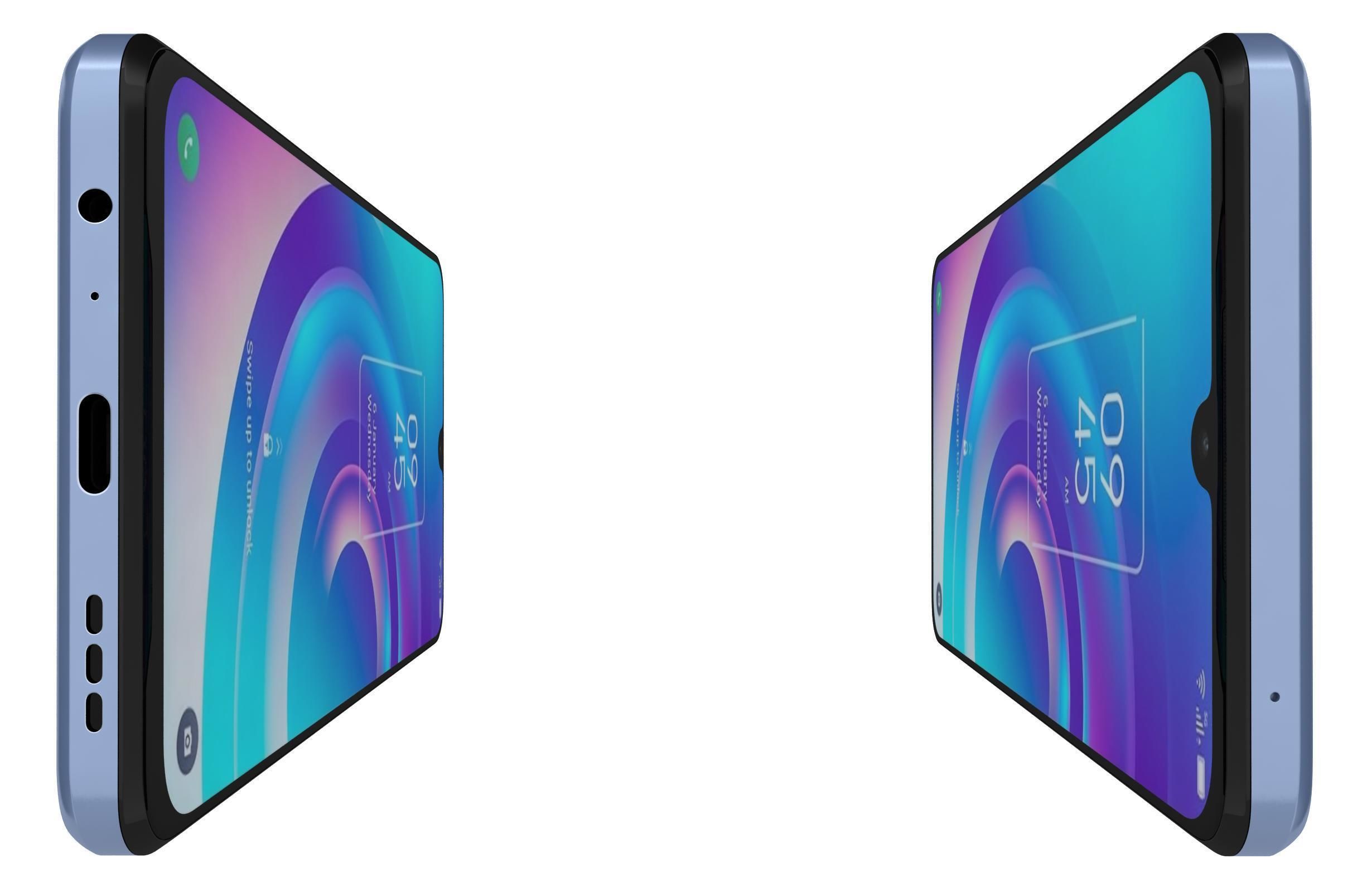 TCL 30 5G Black And White 3D model_29