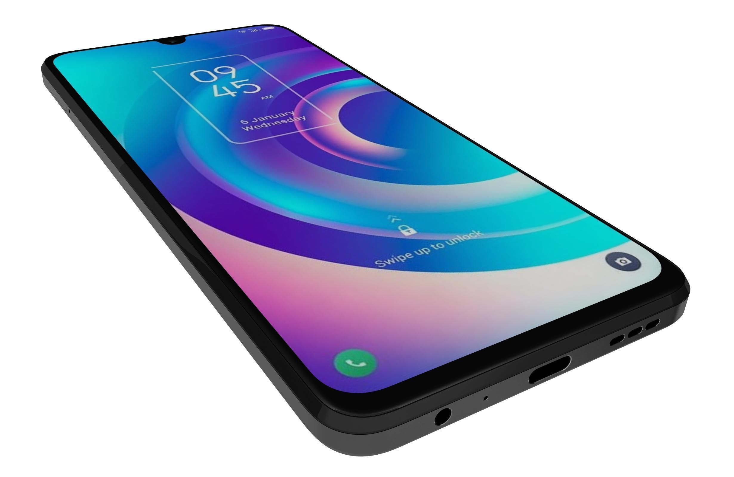 TCL 30 5G Black And White 3D model_10