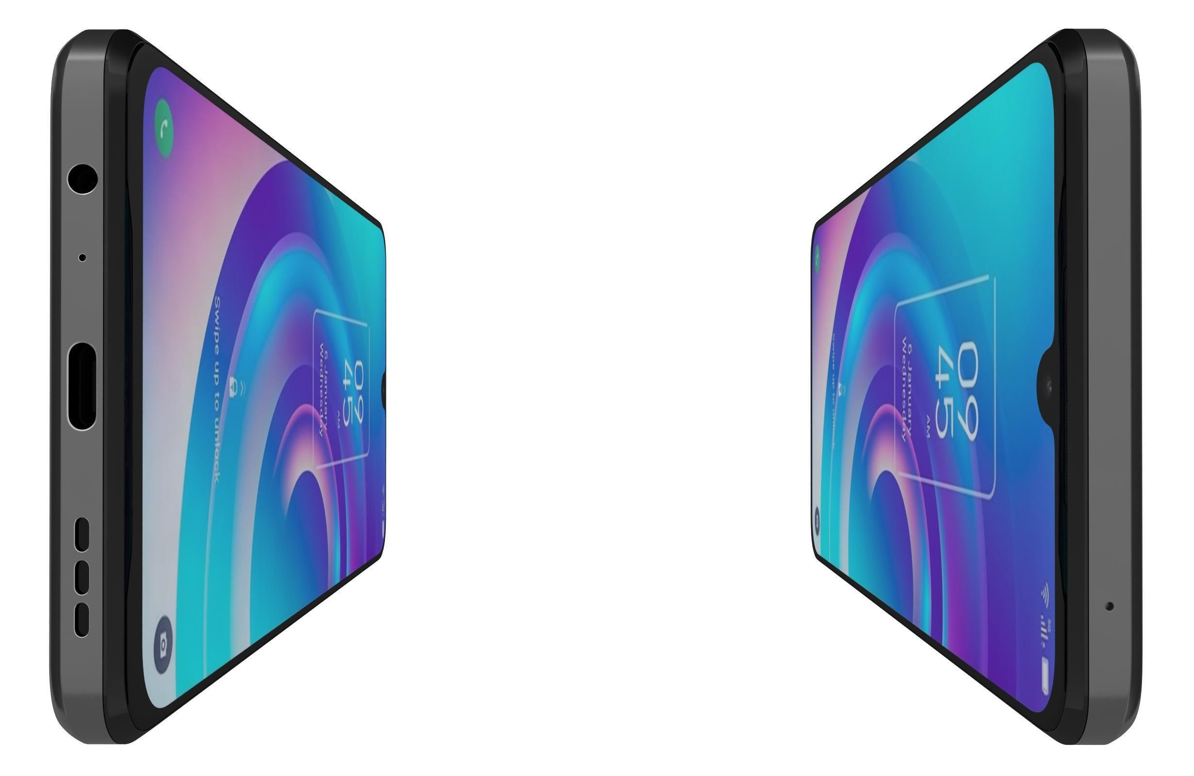 TCL 30 5G Black And White 3D model_30