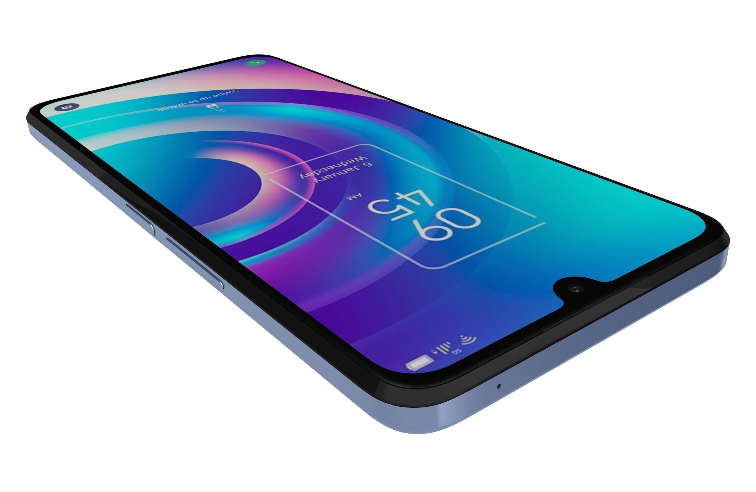 TCL 30 5G Black And White 3D model_11