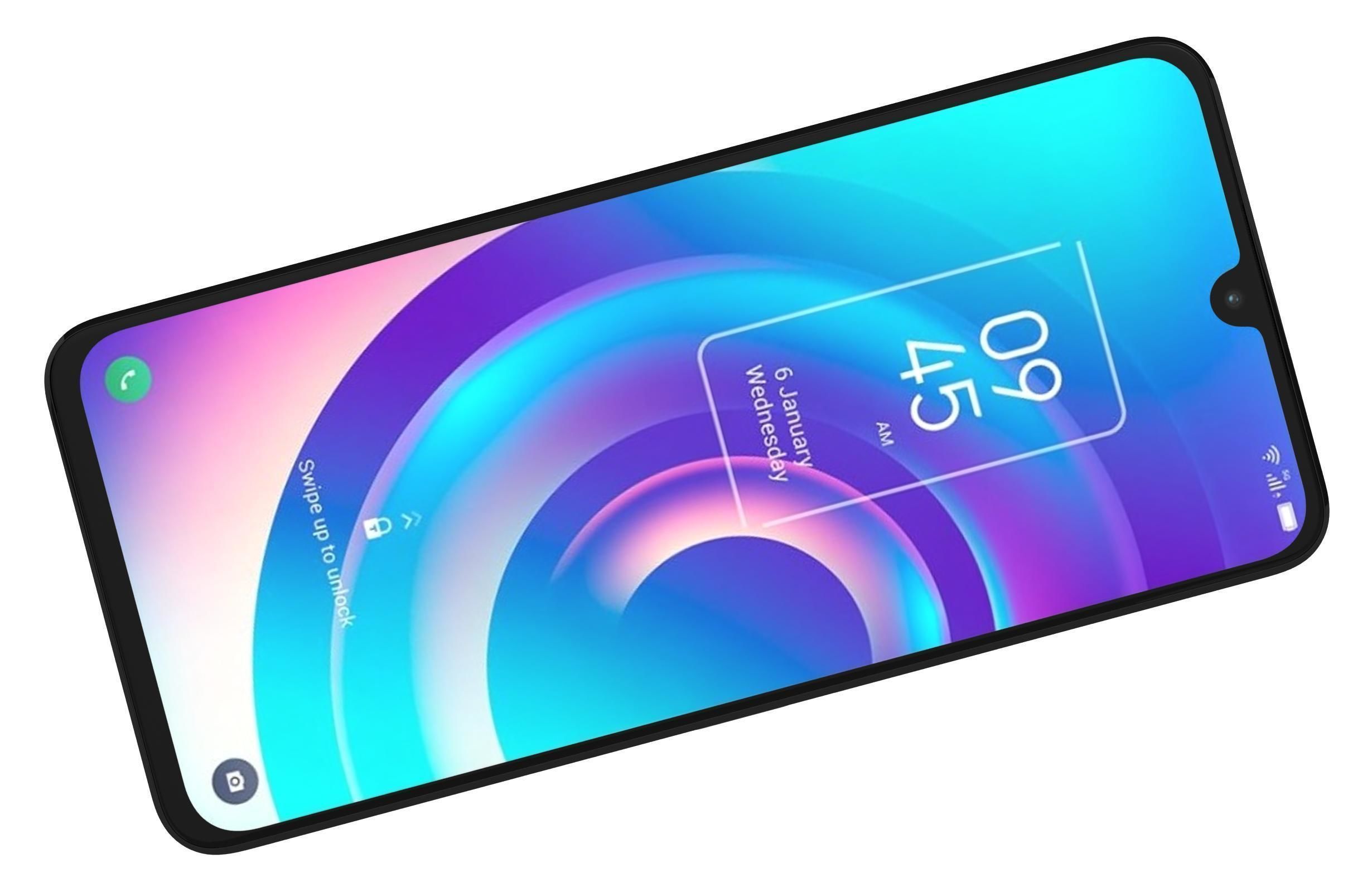 TCL 30 5G Black And White 3D model_6