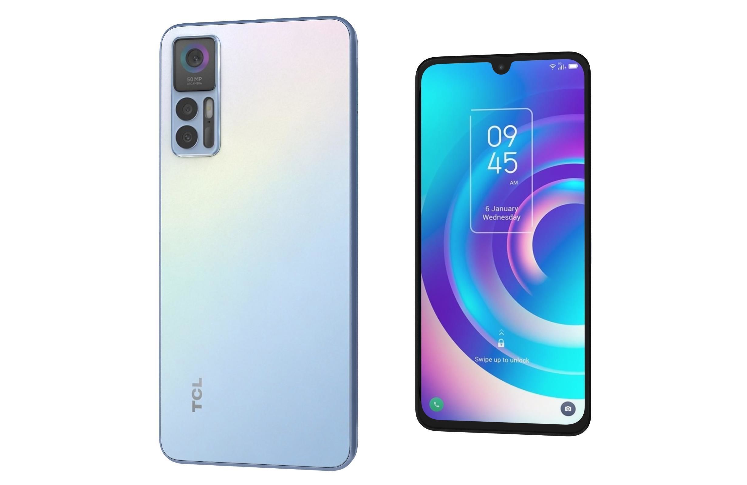 TCL 30 5G Black And White 3D model_32