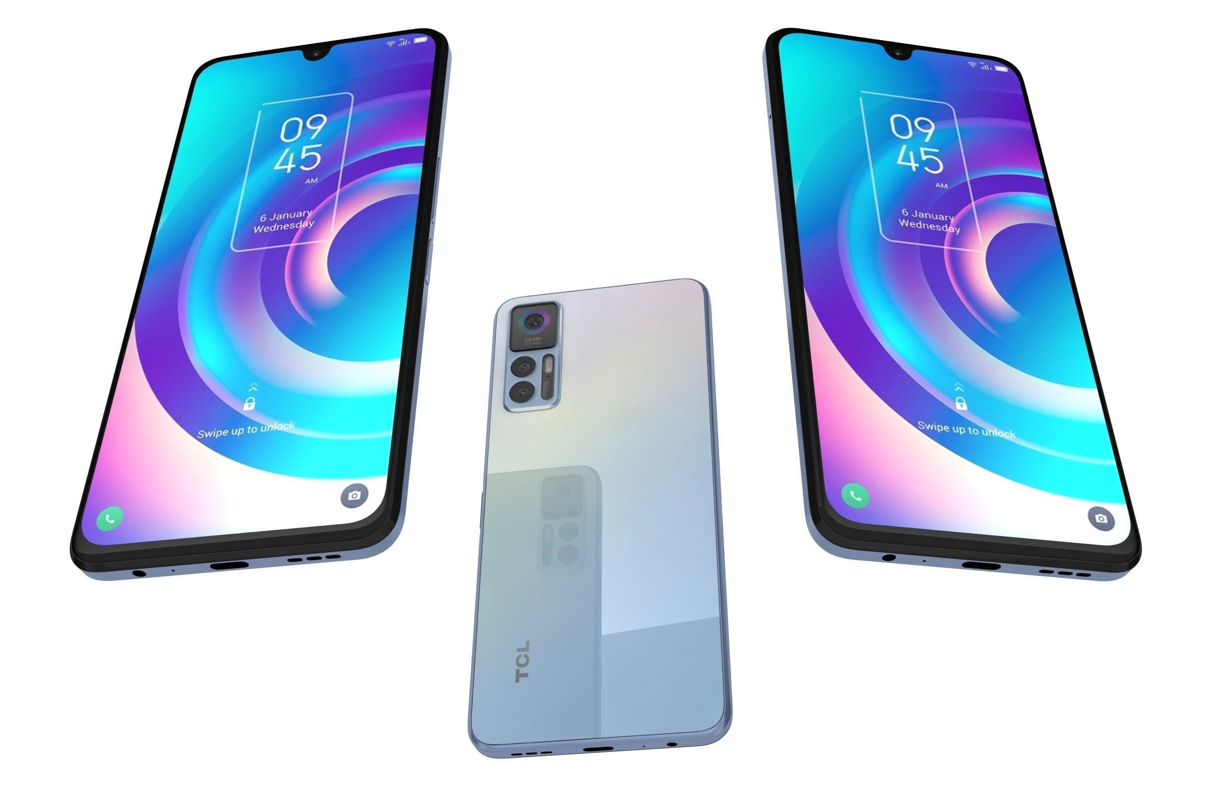 TCL 30 5G Black And White 3D model_19