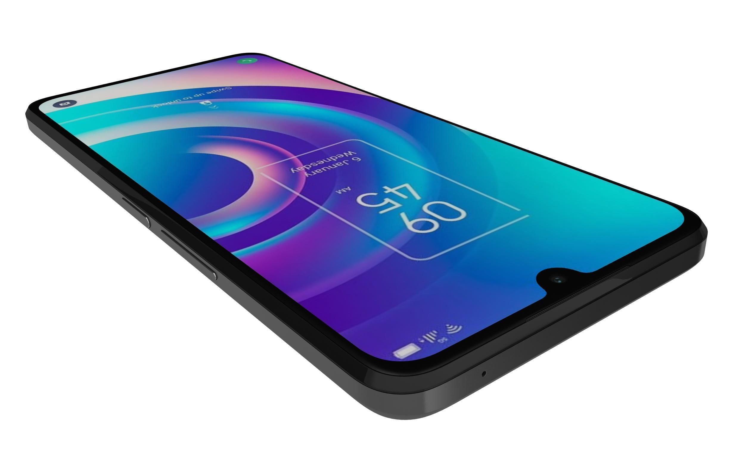 TCL 30 5G Black And White 3D model_12