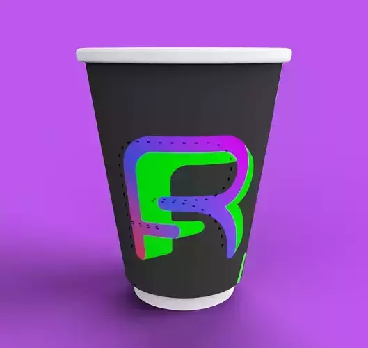 paper coffee cup 3D model