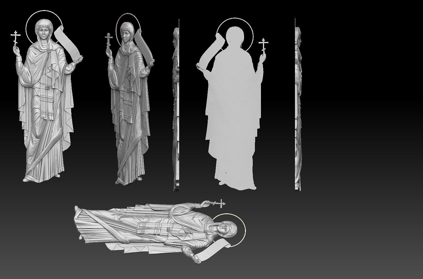 saint Paraskeva  orthodox 3D print model_2
