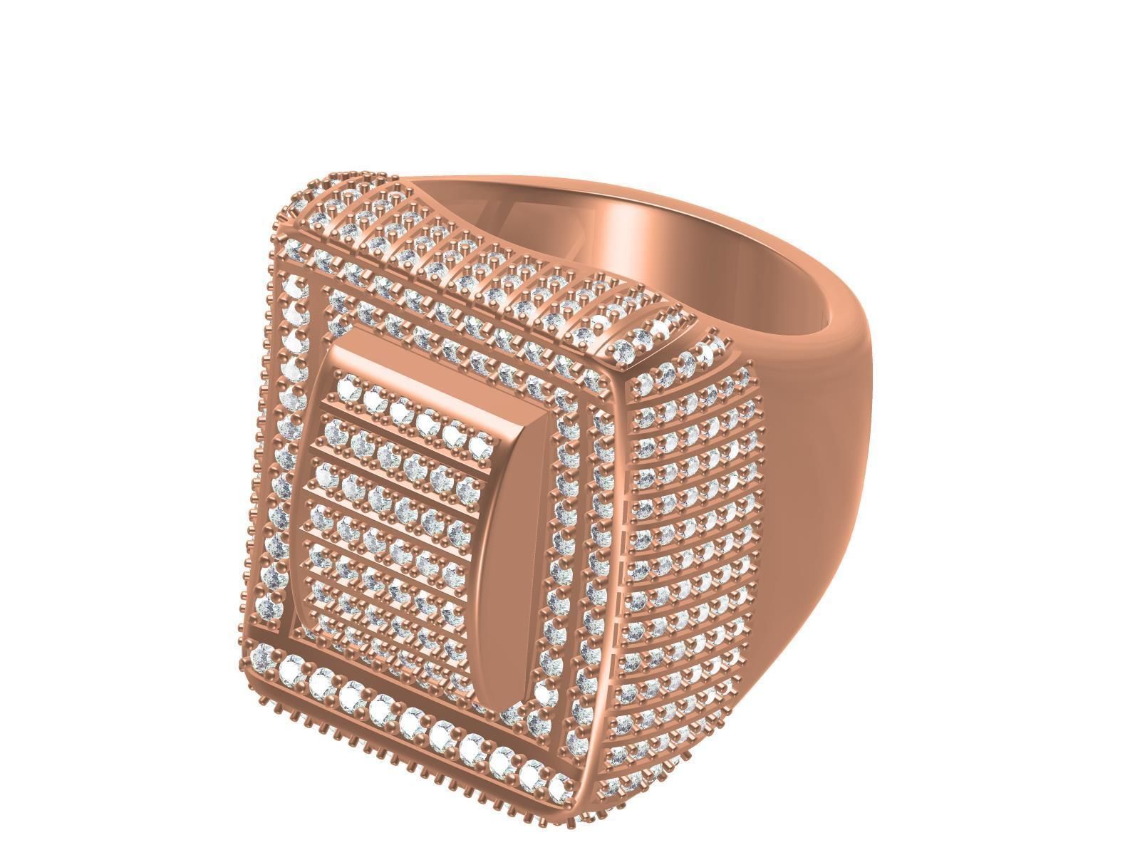 Men Ring-07 3D print model_7
