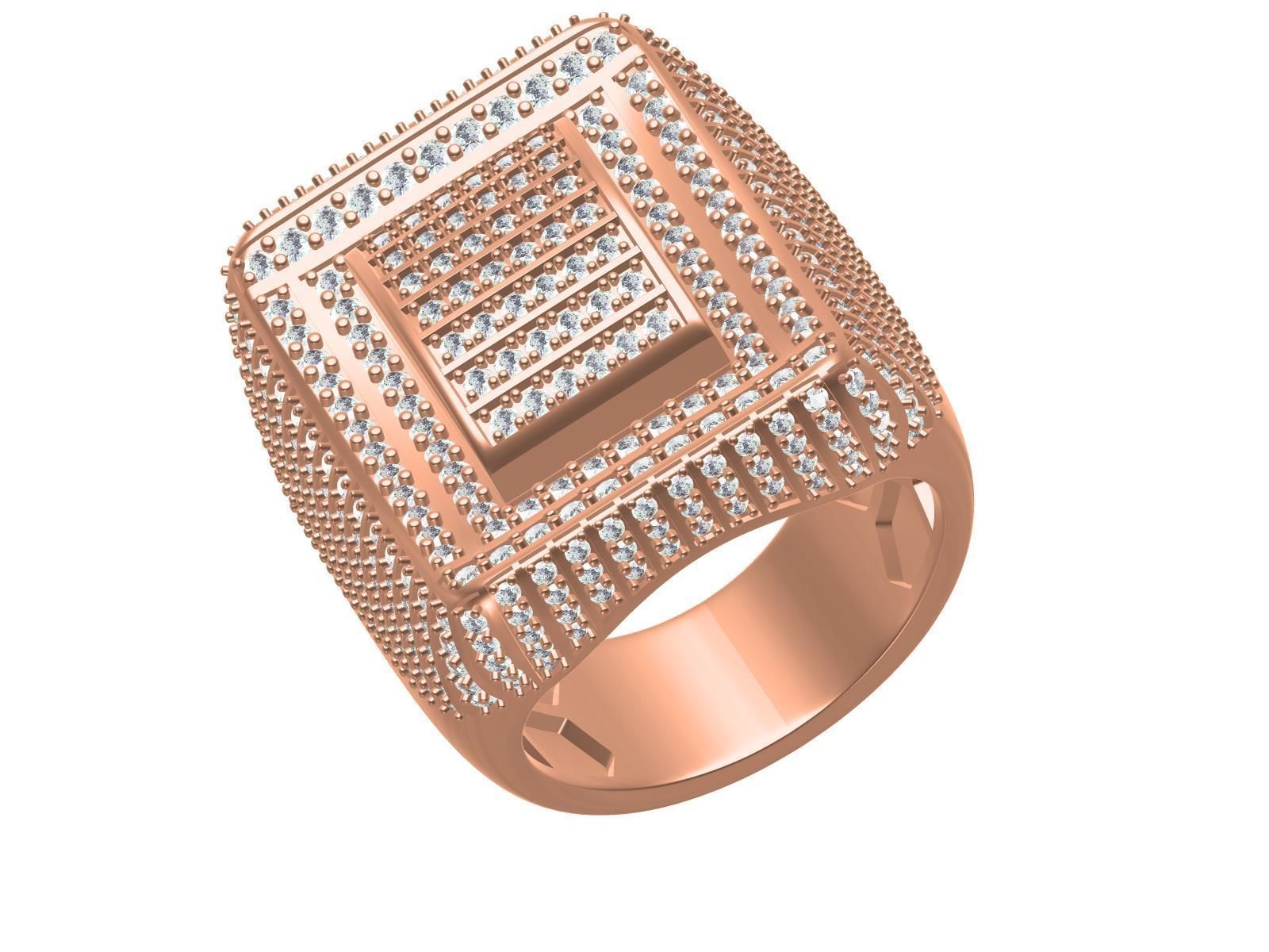 Men Ring-07 3D print model_1