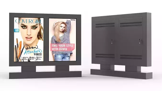 Electronic Kiosk 3D model